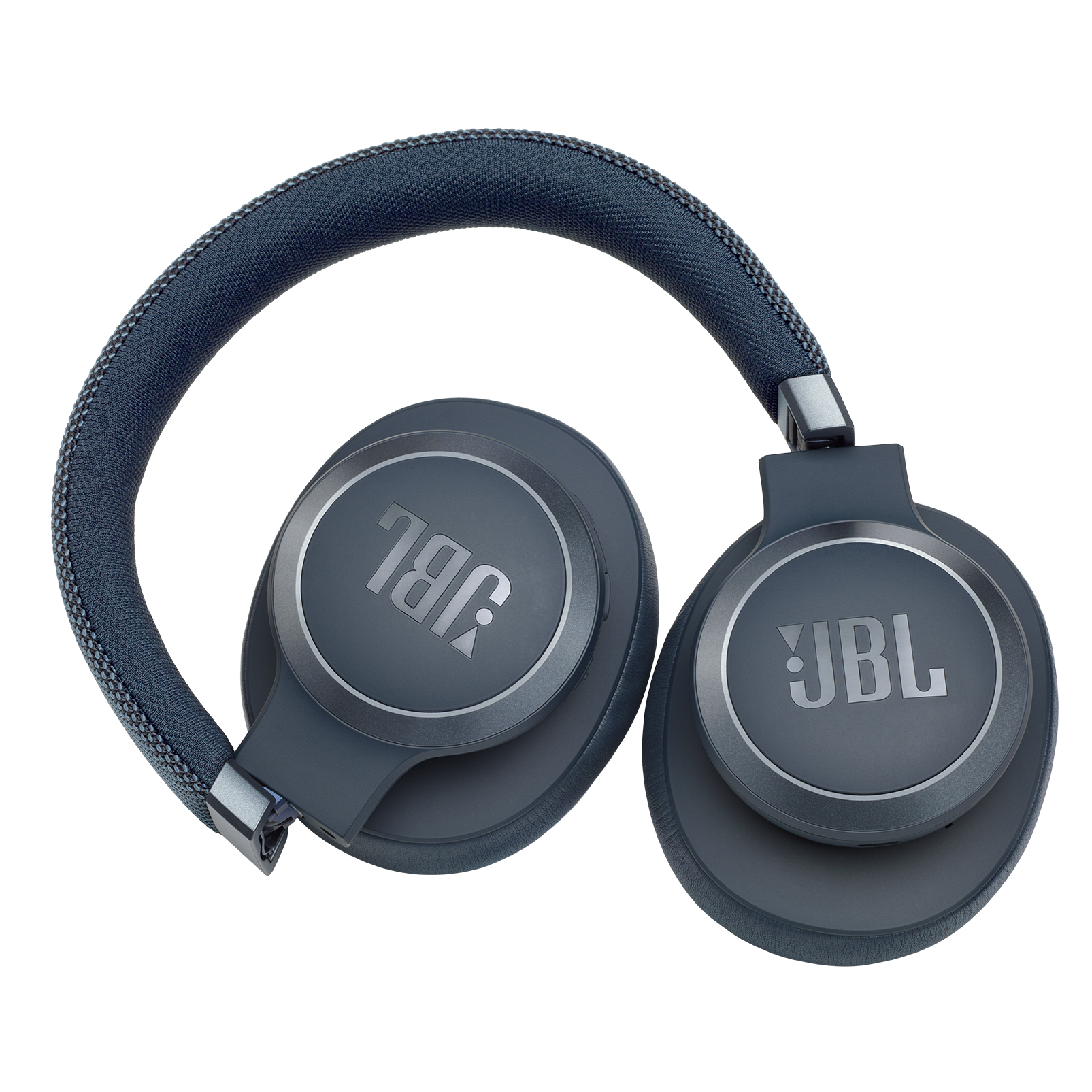JBL Live 650BTNC - Blue - Wireless Over-Ear Noise-Cancelling Headphones - Detailshot 5